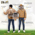 Beekeeping Jacket 3-Layer Ventilated Beekeeper Bee Jacket Pro Beekeeper USkeepers.